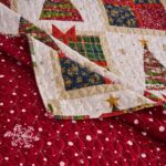 Juego de Edredón Navideño Greenland Home Fashions GL-2505AMSQ Deck The Halls matrimonial queen 3 piezas
