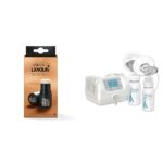 Dr. Brown's Nipple Balm & Double Electric Pump Kit – Lanolin Nipple Balm + Customflow Electric Pump with Bottles, Flange