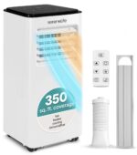 Aire Acondicionado Portátil SereneLife SLACHT804.5 8000 BTU 4 en 1 calefacción deshumidificador ventilador 350 pies cuad