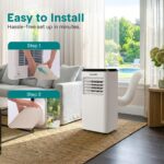 Aire Acondicionado Portátil SereneLife SLACHT804.5 8000 BTU 4 en 1 calefacción deshumidificador ventilador 350 pies cuad