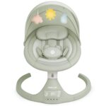 Jool Baby Nova Swing para recién nacidos, columpio eléctrico motorizado para bebés, música Bluetooth, 10 melodías preest
