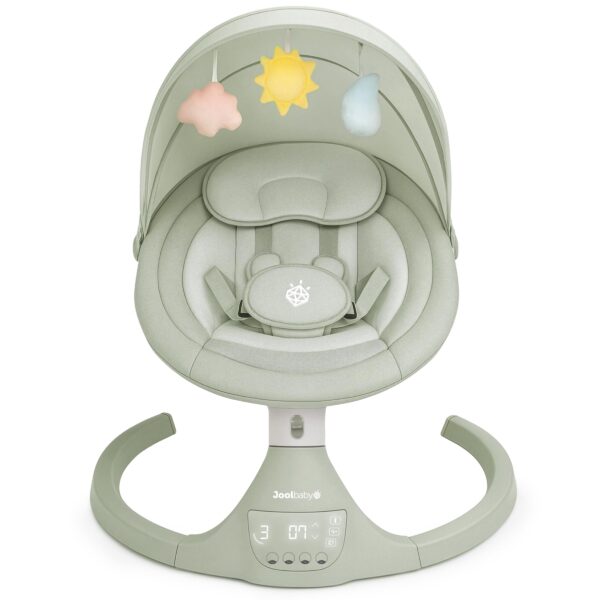 Jool Baby Nova Swing para recién nacidos, columpio eléctrico motorizado para bebés, música Bluetooth, 10 melodías preest