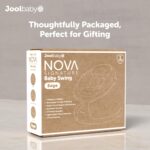 Jool Baby Nova Swing para recién nacidos, columpio eléctrico motorizado para bebés, música Bluetooth, 10 melodías preest