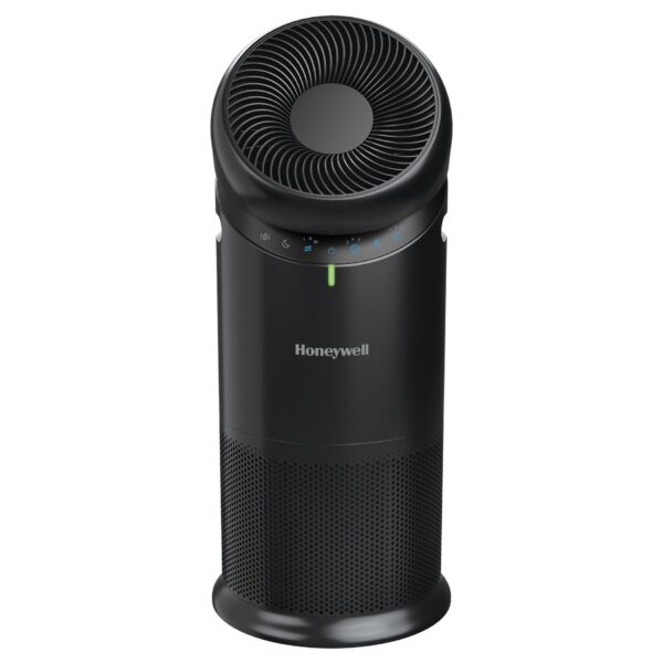 Purificador de aire y ventilador de pie Honeywell Allergen Plus HPA6000B HEPA 3 en 1 sensor calidad de aire modo sueño 1