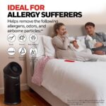 Purificador de aire y ventilador de pie Honeywell Allergen Plus HPA6000B HEPA 3 en 1 sensor calidad de aire modo sueño 1