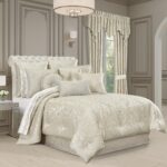 Juego de edredón cama King 4 piezas Coralie J. Queen New York 3105004KCS