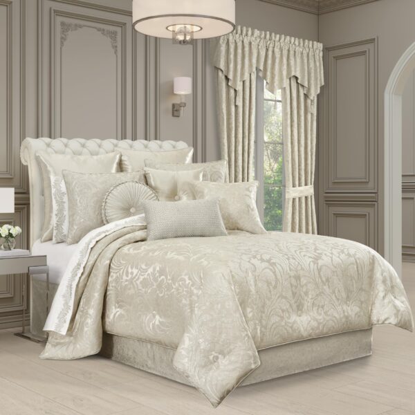 Juego de edredón cama King 4 piezas Coralie J. Queen New York 3105004KCS