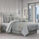 Juego de edredón cama King 4 piezas Melbourne Cloud J. Queen New York 3104152KCS