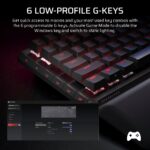 Teclado Mecánico Gaming Corsair Vanguard 96 CH-91E901F-NA Distribución 96 Interruptores MLX Fusion Táctiles 8000Hz Panta