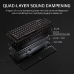 Teclado Mecánico Gaming Corsair Vanguard 96 CH-91E901F-NA Distribución 96 Interruptores MLX Fusion Táctiles 8000Hz Panta
