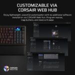 Teclado Mecánico Gaming Corsair Vanguard 96 CH-91E901F-NA Distribución 96 Interruptores MLX Fusion Táctiles 8000Hz Panta