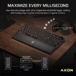 Teclado Mecánico Gaming Corsair Vanguard 96 CH-91E901F-NA Distribución 96 Interruptores MLX Fusion Táctiles 8000Hz Panta