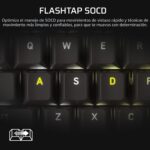 Teclado Mecánico Gaming Corsair Vanguard 96 CH-91E901F-NA Distribución 96 Interruptores MLX Fusion Táctiles 8000Hz Panta