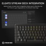 Teclado Mecánico Gaming Corsair Vanguard 96 CH-91E901F-NA Distribución 96 Interruptores MLX Fusion Táctiles 8000Hz Panta