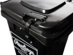 Rawlings Cubo de bolas rodantes con cesta con resorte | Capacidad de 32 galones | Bolas no incluidas