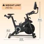 Bicicleta de Estudio ProForm Carbon Pro10 PFEX16725 pantalla táctil HD 10 pulgadas 22 niveles de resistencia digital res