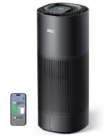 Humidificador evaporativo inteligente Dreo DR-HHM014S negro tanque 10L salida 800ml/h cobertura 1000 pies cuadrados 50 h