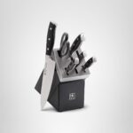 HENCKELS x EMERIL Lagasse The Nola Collection Razor-Sharp - Juego de cuchillos con bloque autoafilables alemanes de 7 pi