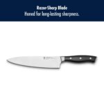 HENCKELS x EMERIL Lagasse The Nola Collection Razor-Sharp - Juego de cuchillos con bloque autoafilables alemanes de 7 pi