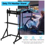 Soporte de Monitor GTPLAYER GTS091 Movil con Ruedas Altura Ajustable para TV 32 a 65 Pulgadas