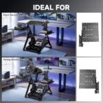 Soporte Simulador de Vuelo y Carreras GTPLAYER DF-GT-S04 plegable negro compatible con Logitech Thrustmaster PXN ajustab