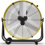 Ventilador de tambor industrial Uthfy FT-40-2 40 pulgadas 600 W, 3 velocidades, inclinación 360°, construcción metálica