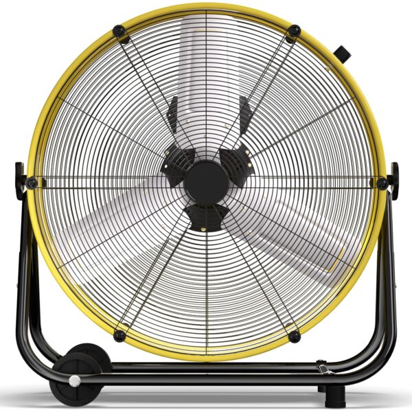 Ventilador de tambor industrial Uthfy FT-40-2 40 pulgadas 600 W, 3 velocidades, inclinación 360°, construcción metálica