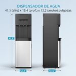 Dispensador Enfriador de Agua Carga Inferior EUHOMY WC003-X3UBS-USZX-AZ para Garrafón de 5 Galones 3 Temperaturas Frío T