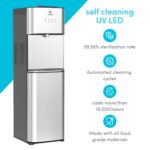 Dispensador de agua sin garrafón Avalon A5-RO autolimpiable de agua fría y caliente con filtro de ósmosis inversa gabine