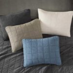 Juego de edredon Queen Kenneth Cole Revman International A0000660 3 piezas tejido en relieve suave para todas las estaci