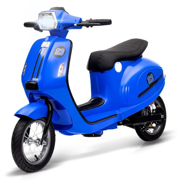 Garvee Scooter eléctrico para niños, motocicleta de 24 V 350 W, máximo hasta 14 MPH