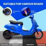 Garvee Scooter eléctrico para niños, motocicleta de 24 V 350 W, máximo hasta 14 MPH