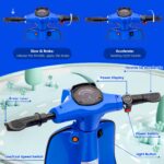 Garvee Scooter eléctrico para niños, motocicleta de 24 V 350 W, máximo hasta 14 MPH