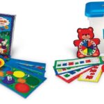 Learning Resources Three Bear Family Sort, juego de actividades de patrón y juego, accesorio de educación en casa, conte