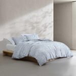 Juego de Funda de Edredón Calvin Klein Revman International A0005832 percal algodón ligero cierre botón oculto lazos esq