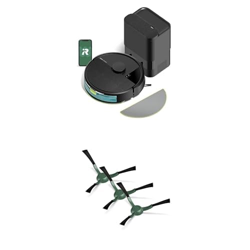 Robot Aspirador y Trapeador iRobot Roomba 104 con Cepillo de Barrido de Bordes paquete de 3 repuestos auténticos