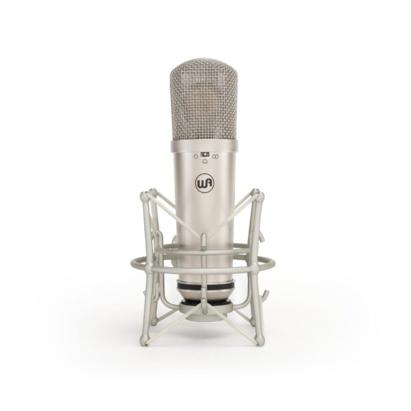 Warm Audio WA-87jr Micrófono condensador de diafragma grande con montura de choque, sonido rico de calidad de estudio pa