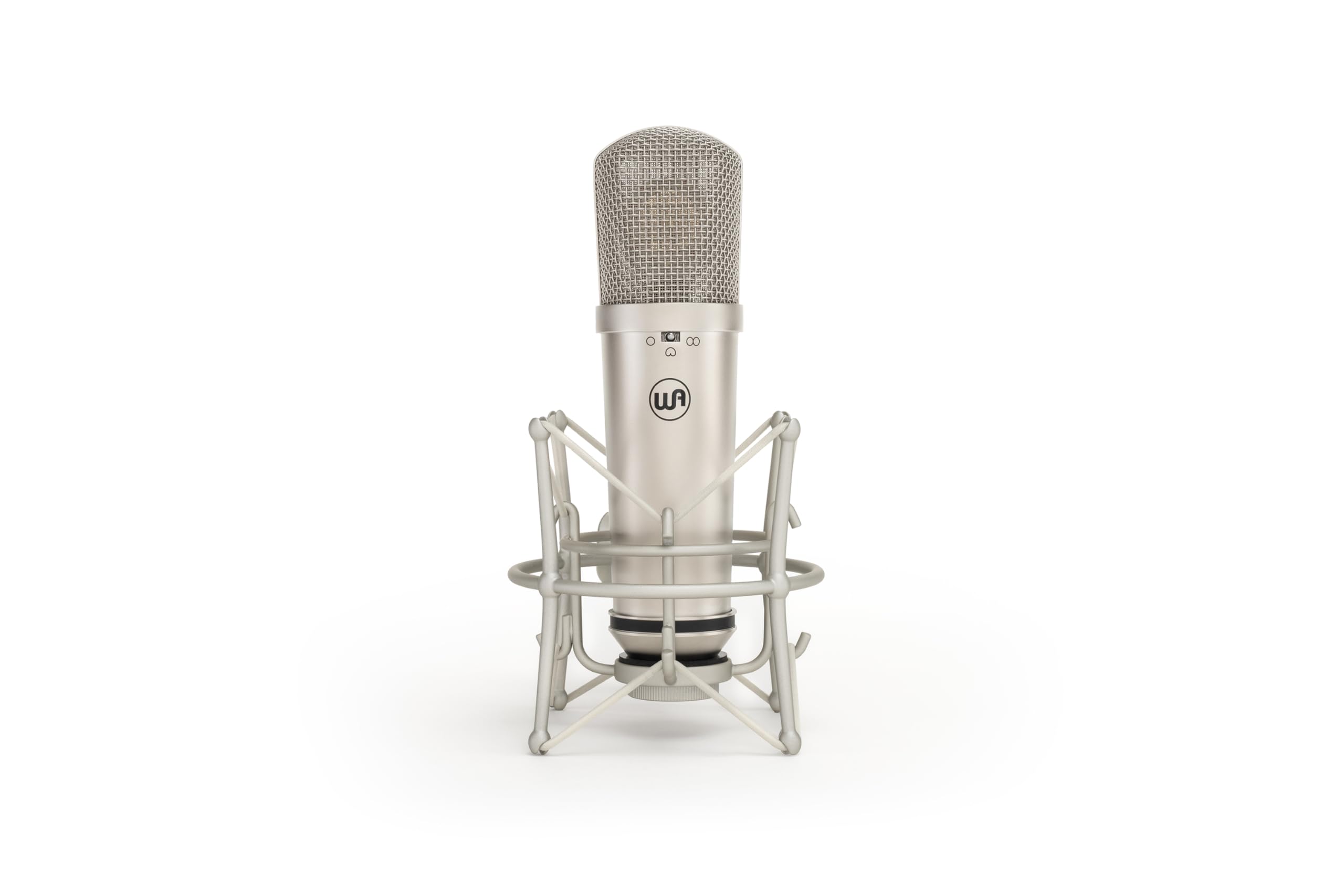 Warm Audio WA-87jr Micrófono condensador de diafragma grande con montura de choque, sonido rico de calidad de estudio pa