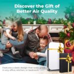 Purificador de Aire Alen BreatheSmart Flex-Pure filtro HEPA para espacios hasta 130 m2 ideal para dormitorios y oficinas