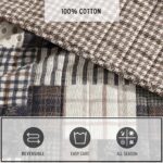 Juego de colcha Queen Eddie Bauer Revman International A0005757 algodón suave reversible con fundas de almohada 3 piezas
