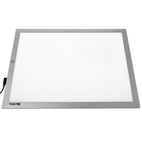 tickit Panel de luz | Rectangular | LED ultra brillante | Brillo ajustable | Tablero de luz para niños | Trazado, explor