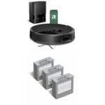 Robot Aspirador iRobot Roomba Plus 504 Vac con Base de Vacío Automático y Filtros paquete de 3 repuestos auténticos