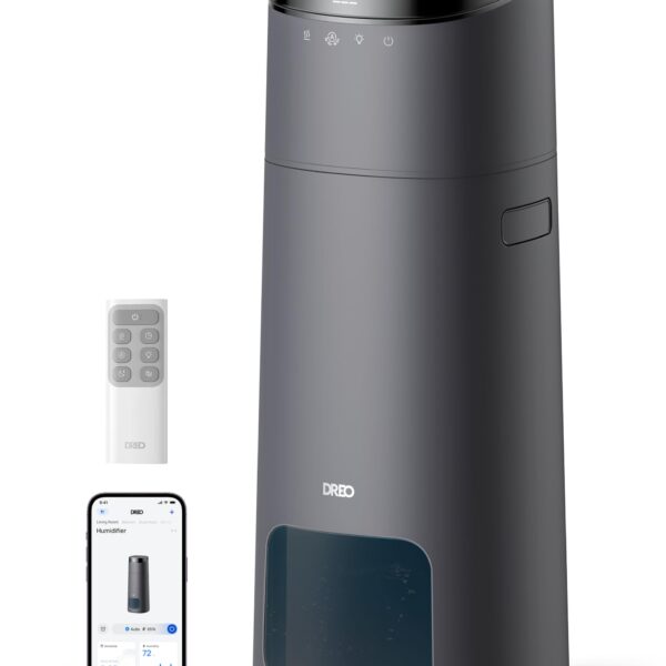 Humidificador inteligente niebla fría Dreo DR-HHM015S gris tanque 16L cobertura 1000 pies cuadrados 130 horas 30 dB llen