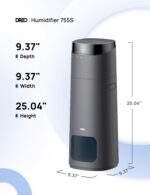 Humidificador inteligente niebla fría Dreo DR-HHM015S gris tanque 16L cobertura 1000 pies cuadrados 130 horas 30 dB llen
