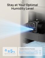 Humidificador inteligente niebla fría Dreo DR-HHM015S gris tanque 16L cobertura 1000 pies cuadrados 130 horas 30 dB llen