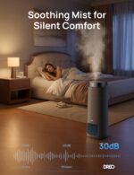 Humidificador inteligente niebla fría Dreo DR-HHM015S gris tanque 16L cobertura 1000 pies cuadrados 130 horas 30 dB llen