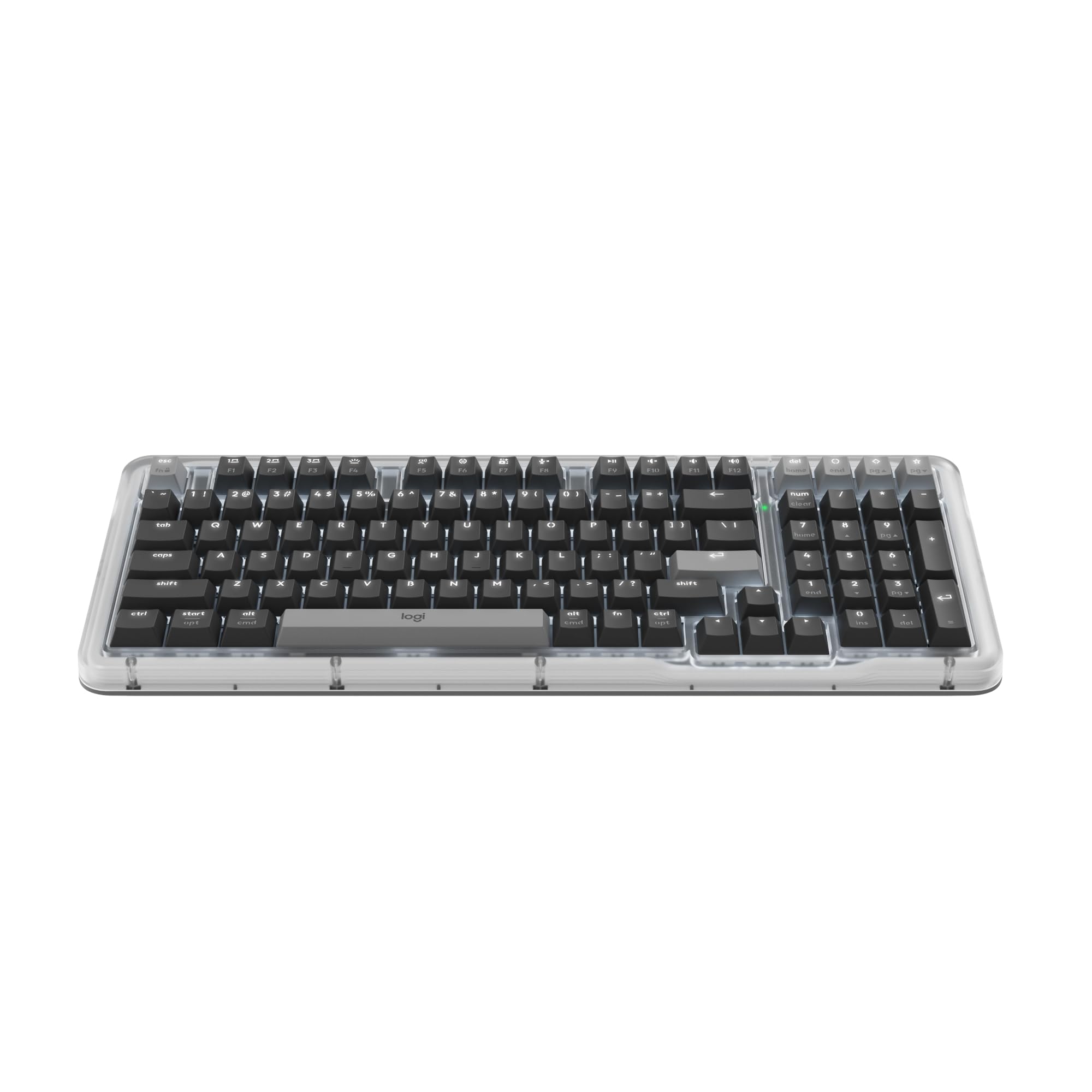 Version 1.0.0 Teclado Mecánico Inalámbrico Logitech Alto Keys K98M 920-013575 98 teclas numpad Bluetooth USB-C interruptores intercamb
