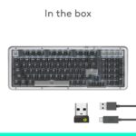 Teclado Mecánico Inalámbrico Logitech Alto Keys K98M 920-013575 98 teclas numpad Bluetooth USB-C interruptores intercamb