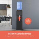 Dispensador de agua enfriador Brio CLTL130 carga superior para garrafón de 3 y 5 galones agua caliente y fría seguro par