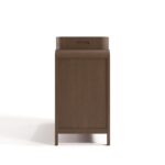 Storkcraft Cambiador Santos (Hazelnut) – Cambiador de bebé certificado GREENGUARD Gold, cambiador de madera maciza para